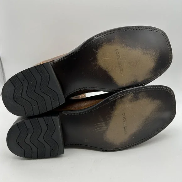 Cody James Boots Mens Size 13D BCJFA18P2 Western Cowboy Square Toe Leather Brown - Picture 6 of 15